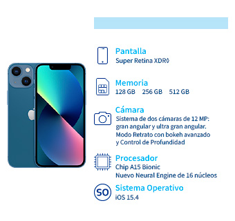 conoce todas las caracteristicas con los que cuenta en nuevo iphone trece mini