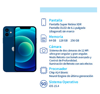 conoce todas las caracteristicas con los que cuenta en nuevo iphone doce