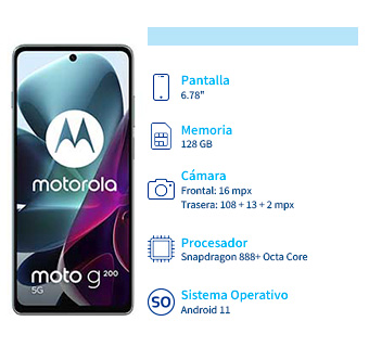 conoce todas las caracteristicas con los que cuenta en nuevo motorola moto g docientos