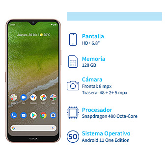 conoce todas las caracteristicas con los que cuenta en nuevo nokia g