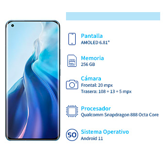 conoce todas las caracteristicas con los que cuenta en nuevo xiaomi once