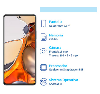 conoce todas las caracteristicas con los que cuenta en nuevo xiaomi once t pro