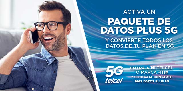 activa y contrata paquetes mas datos plus 5g y convierte todos los datos de tu plan en 5g