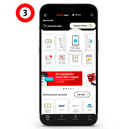 gana hasta un giga de regalo al recargar tu linea telcel desde la app claro pay hazlo ya