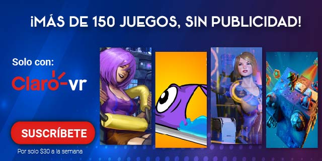 disfruta de 200 juegos sin publicidad por solo 30 a la semana con claro vr solo en telcel
