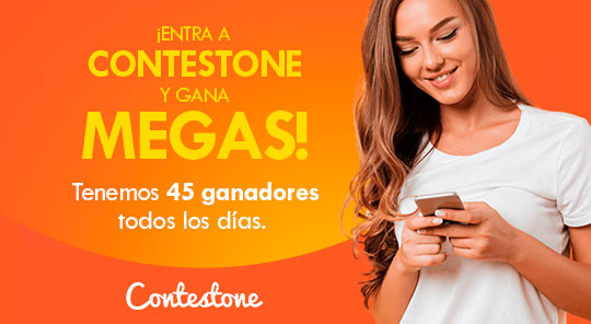 con contestone puedes ganar megas todos los dias no dejes de entrar y participa ya mismo