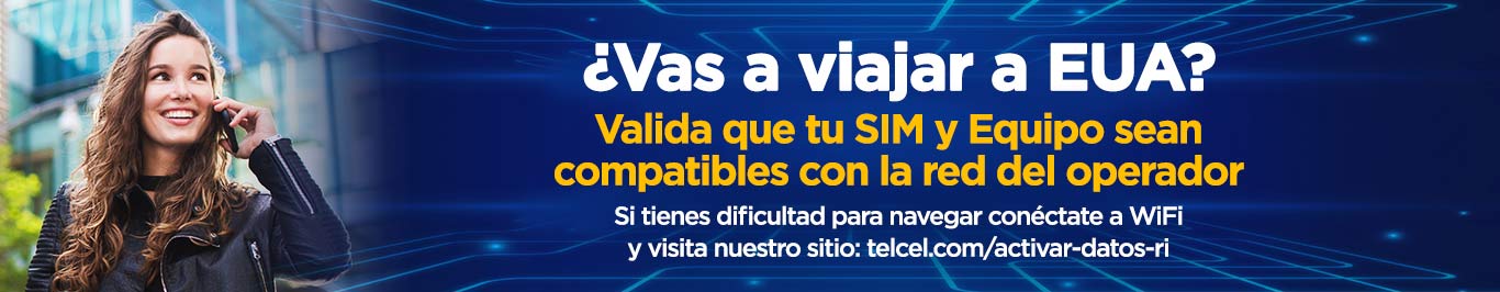 al viajar a estados unidos debes verificar la compatibilidad de tu sim con operadores