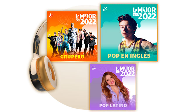 lo mejor del dos mil veintidos del pop en ingles y espanol tambien grupero en claro musica